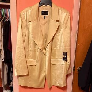 Eloquii Women's Chic Gold Blazer